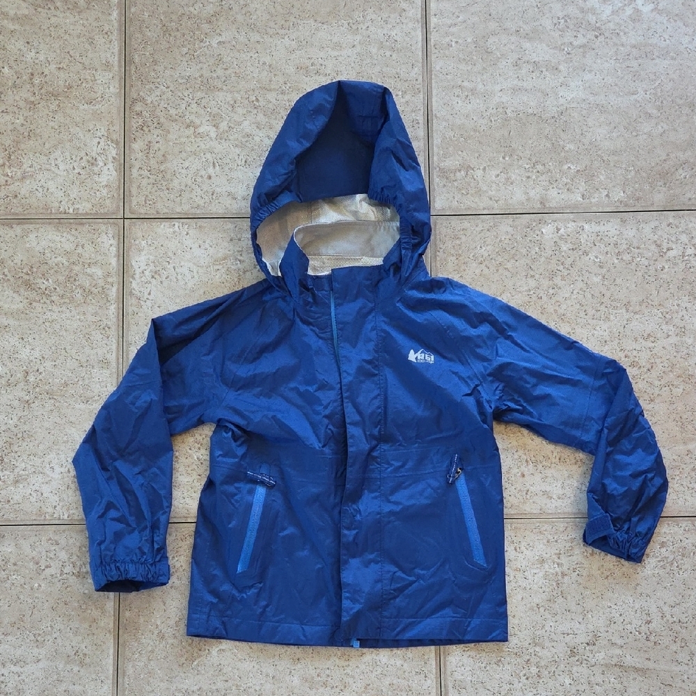 REI Kids Blue Waterproof Jacket